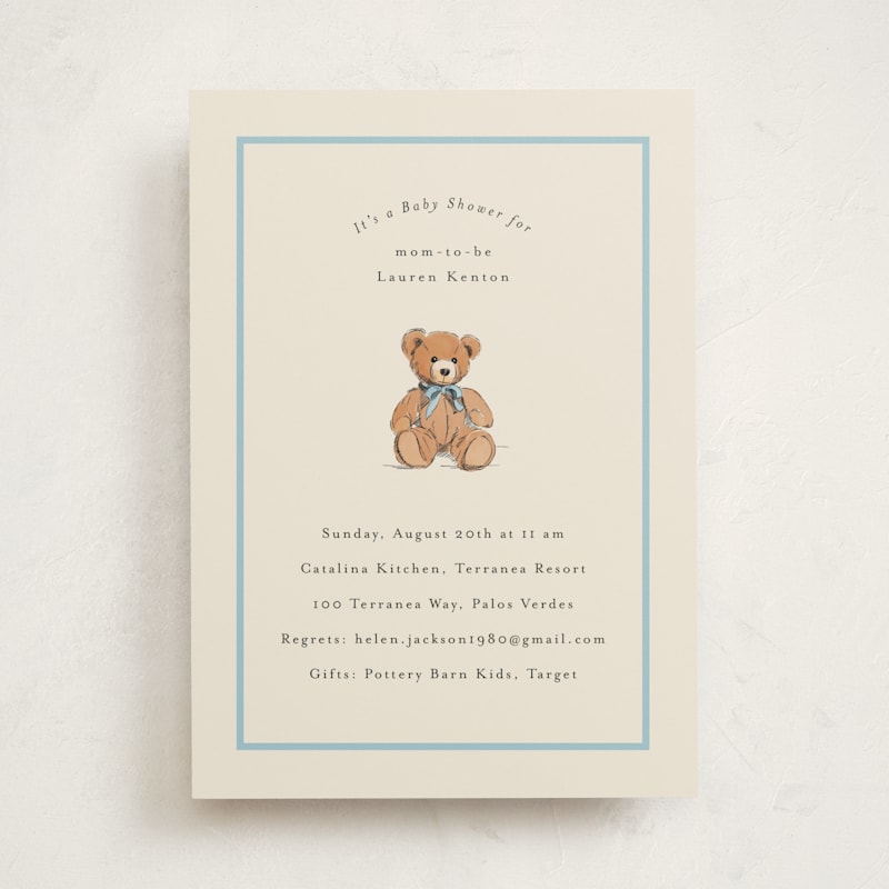 MIN-4LP-BSH - Antique Teddy Bear
