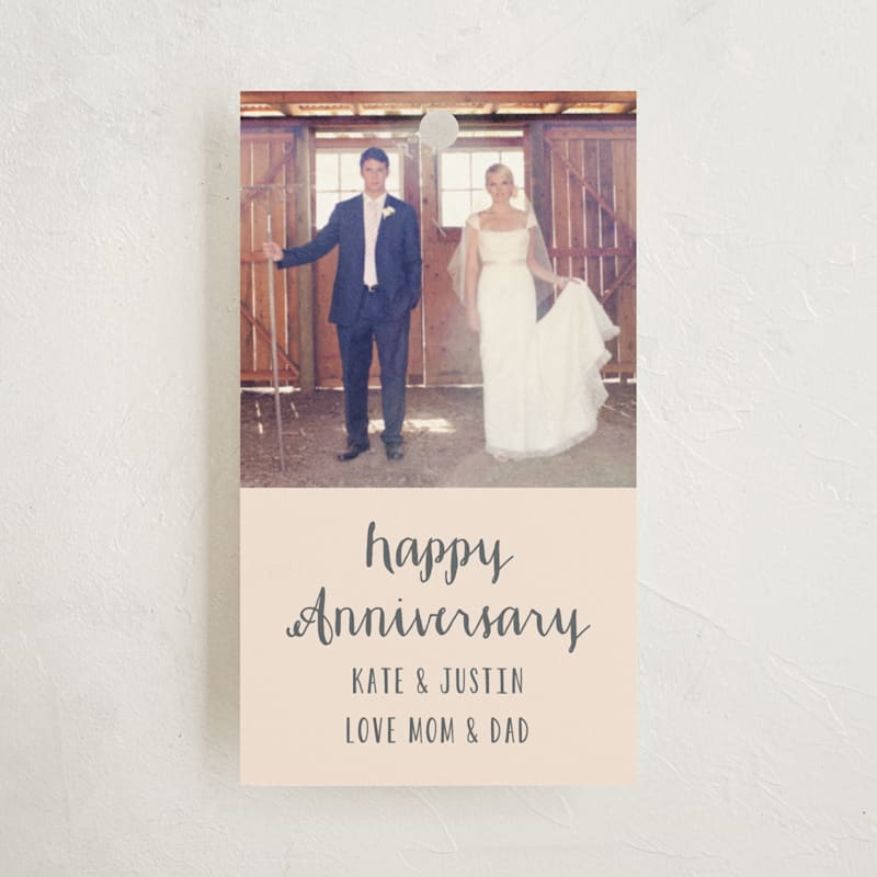 Anniversary Photo Grid Gift Tags Anniversary Photo Grid Gift Tags