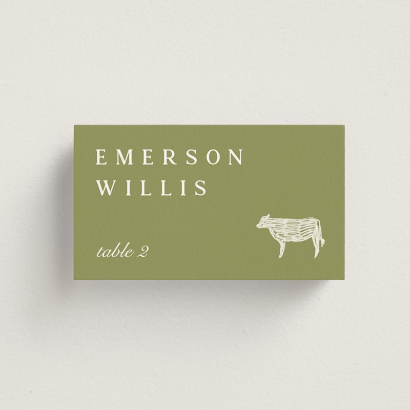 Farm to Table Place Cards - Chicken by Sierra Lee | Minted