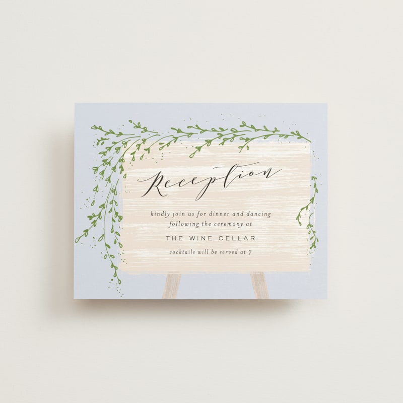 Flat Signature Reception Cards