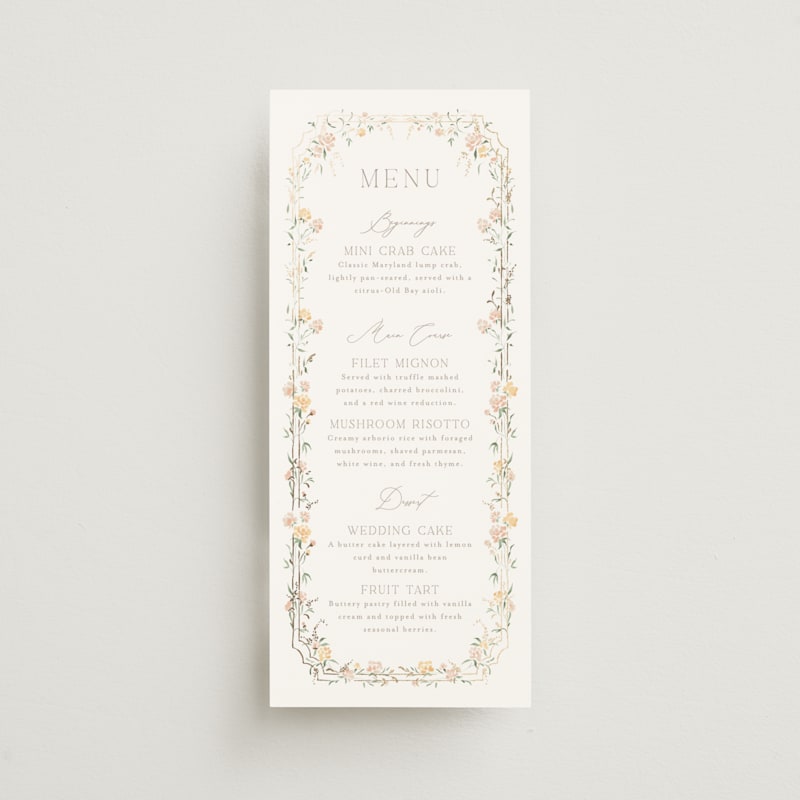 Victorian Trellis Foil-Pressed RSVP Cards by Erin L. Wilson | Minted