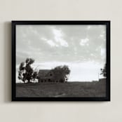 "Forgotten" - Art Print in Black and White by Eric Eikenbary - Framed