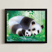 "Treasure Garden" - Art Print in Sprout by Tracy Ann - Framed