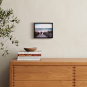 "Beach Path" - Art Print in Sunset Blues by Jill Fisher - In a Room