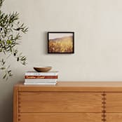"River Warmth" - Art Print in Golden by Erin Niehenke - In a Room