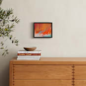 "Road Runner" - Art Print in Tangerine Orange by Stacy Kron - In a Room
