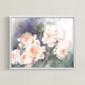 "misty roses" - Art Print in Intouchable by XL - Framed