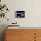 "Blue Prague" - Art Print in Sunset Blue by Mark Kirby - In a Room