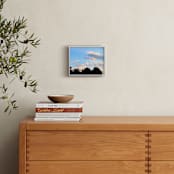 "Treetops" - Art Print in Sky Blue by Hannah Graham - In a Room