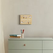 "Disney Beauty And The Beast Castle Friends" - Personalized Art Print in Chamomile by Vivian Yiwing - In a Room