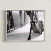"Family Band" - Art Print in Black & White by Meagan Christensen - Framed