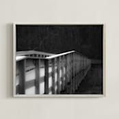 "leads" - Art Print in Ivory black by Van Tsao - Framed
