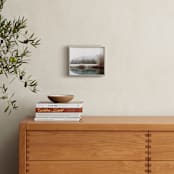 "The River laid dreaming" - Art Print in Dusty Jade by Eva Marion - In a Room