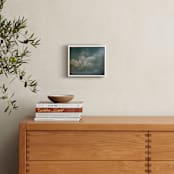 "A Slight Chance" - Art Print in Turquoise by Kelly Money - In a Room
