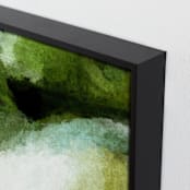 "Ocean Floor I" - Art Print in Moss Green by Tanya Lee Design - Frame Close-up