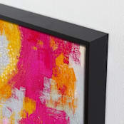 "Iced Raspberry" - Art Print in Raspberry Pink by Tanya Lee Design - Frame Close-up