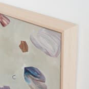"Twirl" - Art Print in Orchid by Jennifer Daily - Frame Close-up
