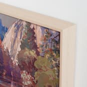 "Morning on the Merced" - Art Print in Morning Sun by Jess Franks - Frame Close-up