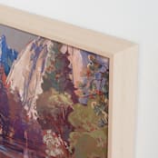 "Morning on the Merced" - Art Print in Morning Sun by Jess Franks - Frame Close-up