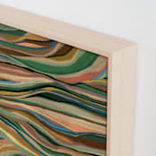 "land wires" - Art Print in Leaves by Carrie Moradi - Frame Close-up