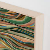 "land wires" - Art Print in Leaves by Carrie Moradi - Frame Close-up