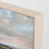 "Daybreak" - Art Print in Sky by Nicole Walsh - Frame Close-up