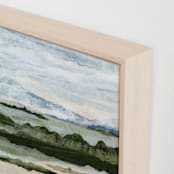 "Among the Hedges III" - Art Print in Sage Green by Lara Eckerman - Frame Close-up