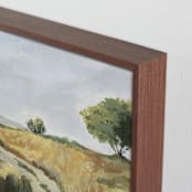 "Nature's Beauty" - Art Print in Moss Green by Lucrecia Caporale - Frame Close-up