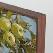 "The Tree Amigos" - Art Print in Green Apple by Rachel Nelson - Frame Close-up