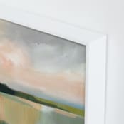 "Daylight Sun" - Art Print in Sunny Green by AlisonJerry - Frame Close-up