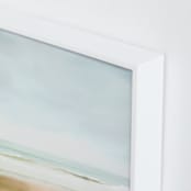 "Carefree" - Art Print in Aqua Blue by Amy Hall - Frame Close-up