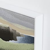 "Moher 2" - Art Print in Earth Brown by Kristen Marie - Frame Close-up
