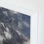 "Completely Captivated" - Art Print in Shadowy Grays by Charlotte Mello Stevenson - Frame Close-up