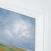 "October" - Art Print in Sky by Roberta Hoiness Art - Frame Close-up