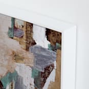 "Desert Sun" - Art Print in Sand by Jen Florentine - Frame Close-up