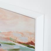 "Sandstone Cliffs" - Art Print in Blush by Kayla King - Frame Close-up