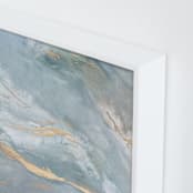 "Blue Sage" - Art Print in Sea Blue by Julia Contacessi - Frame Close-up