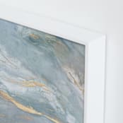 "Blue Sage" - Art Print in Sea Blue by Julia Contacessi - Frame Close-up