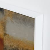 "Better Side" - Art Print in red by Michelle Lee - Frame Close-up