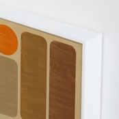 "Safari Night" - Art Print in Sunset by Yohaku Oshima - Frame Close-up