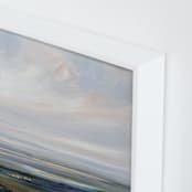 "Breathing Space" - Art Print in Rust by Nicole Walsh - Frame Close-up