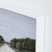 "Backroad" - Art Print in Field Green by Hettie Roberts - Frame Close-up