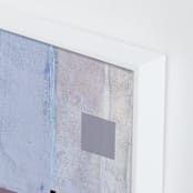 "Doors to my heart" - Art Print in Frost by Jaqui Falkenheim - Frame Close-up