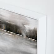 "You Never Know" - Art Print in Grey by Michelle Jean - Frame Close-up