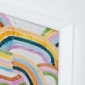 "Sun River" - Art Print in Sunshine by Lise Gulassa - Frame Close-up