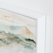 "Insight" - Art Print in Mist by Lindsay Megahed - Frame Close-up
