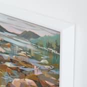 "Rest Easy" - Art Print in Blush by Jess Franks - Frame Close-up