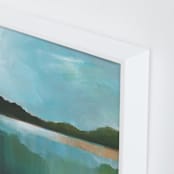 "Green Lands" - Art Print in Green Land by AlisonJerry - Frame Close-up
