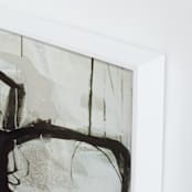 "Abstract Untitled 1" - Art Print in Black and White by Kirsta Benedetti - Frame Close-up