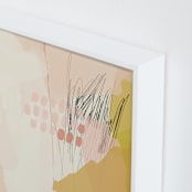 "seventy-five I" - Art Print in Bubble Gum by Morgan Kendall - Frame Close-up
